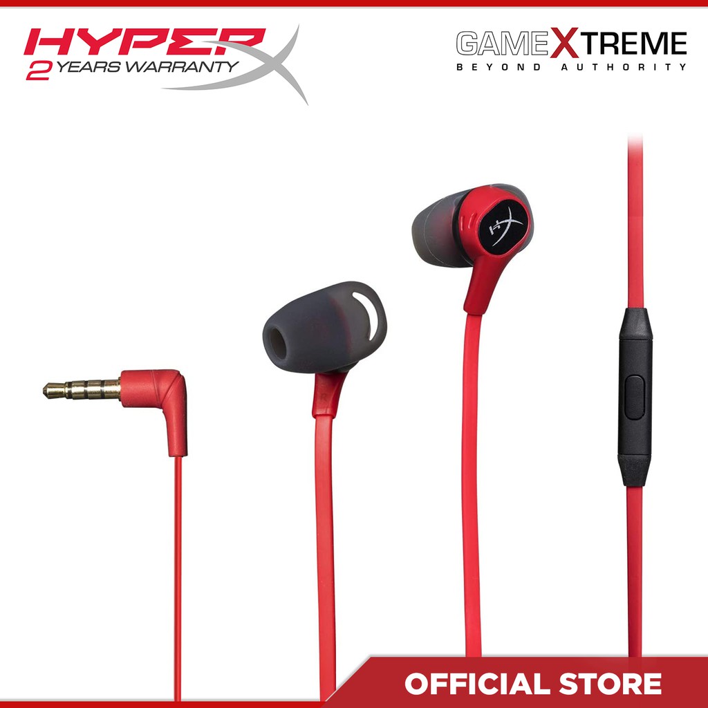 HyperX Cloud Earbuds For Nintendo Switch Red [HX-HSCEB-RD]