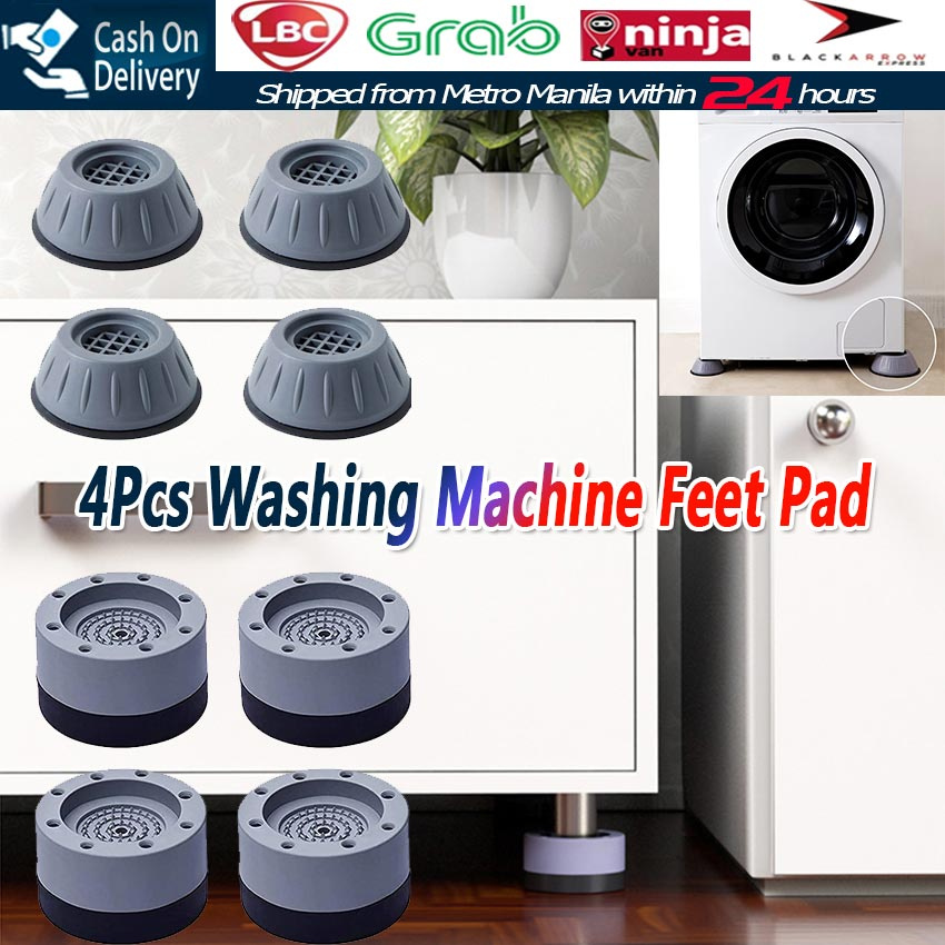 【Fast Delivery】Universal Anti Vibration Washing Machine Feet Pad Rubber ...