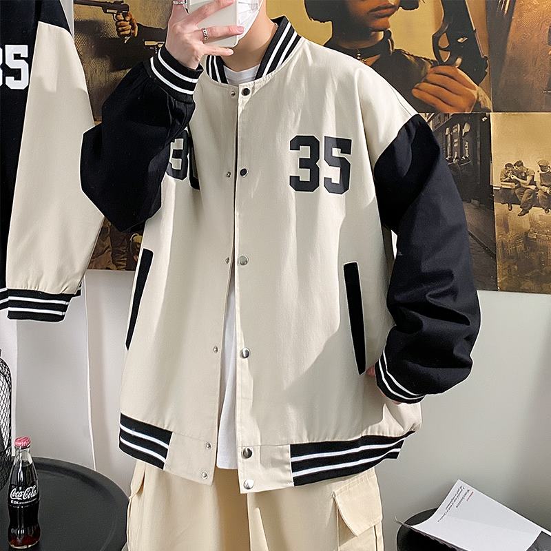 S-XXXL Varsity jacket for women and men korean style vintage