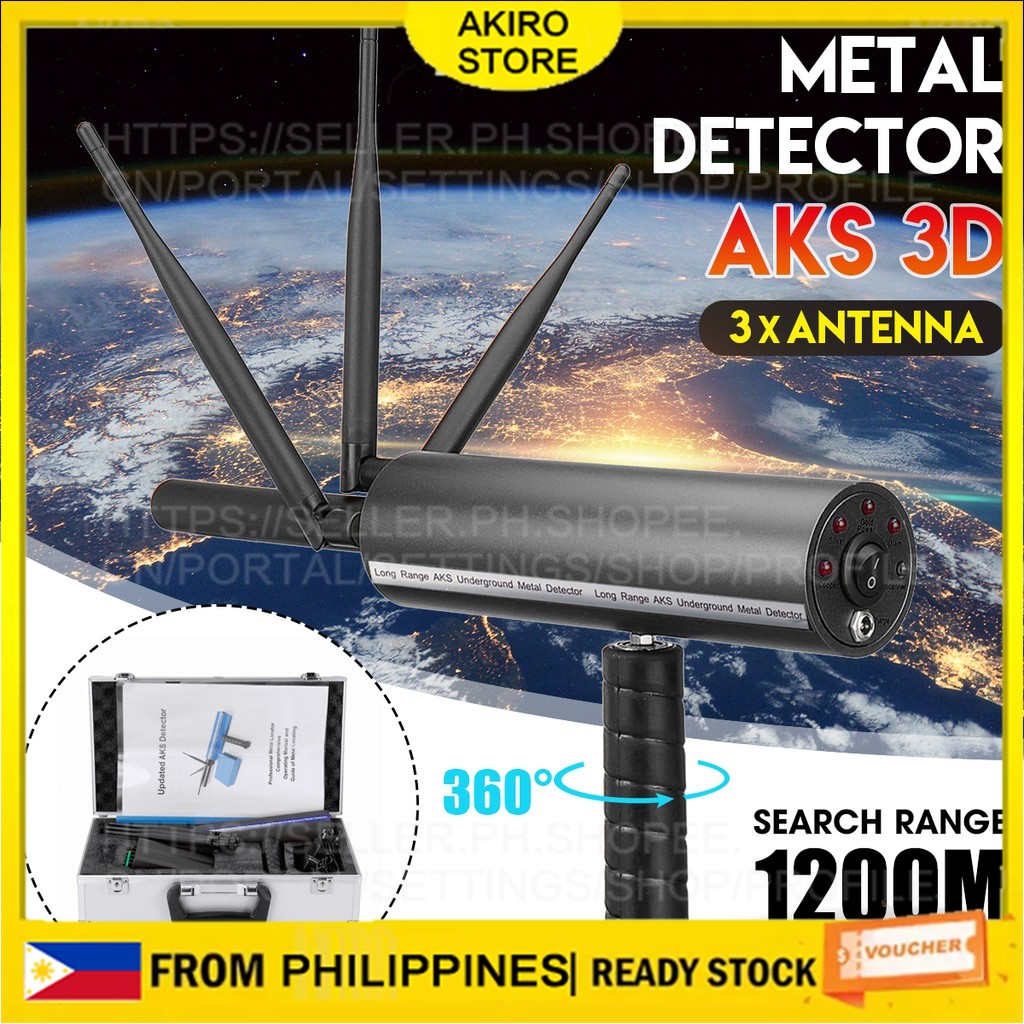 AKS Gold Scanner Remote Detective Handheld 3D Professional Diamond ...