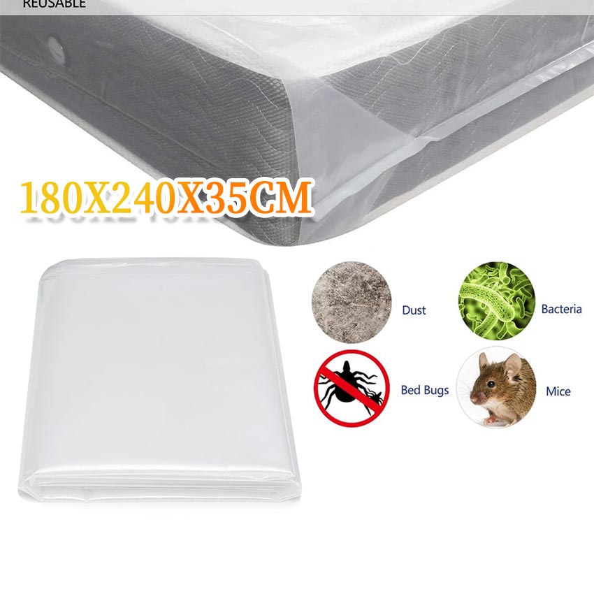 Universal Mattress Dust Cover Packaging Bag Waterproof Protective PE