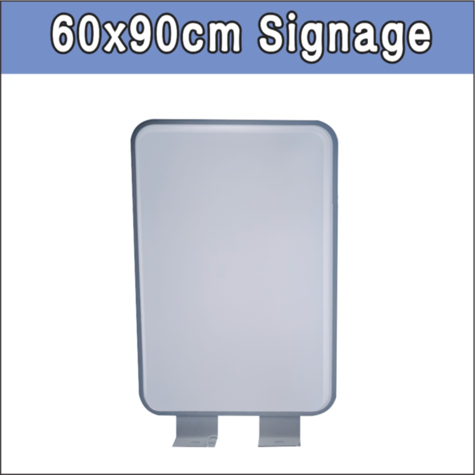 LED Light Rectangle Double Sided Signage / Sign Board Sticker DIY Decor ...