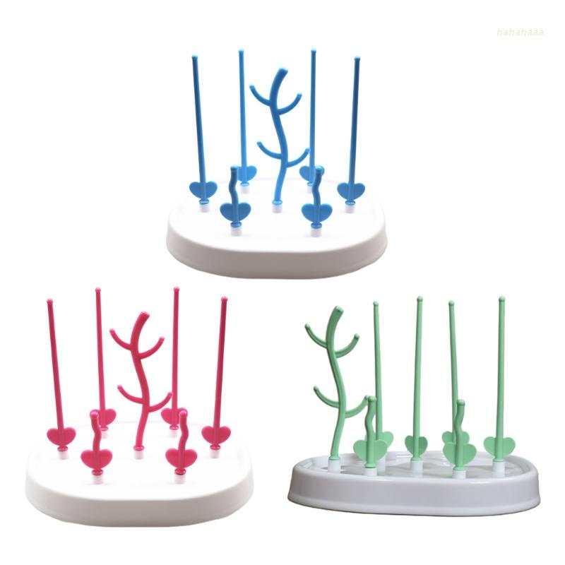 haha Baby Bottle Drying Rack Newborn Feeding Bottle Cleaning Dryer ...