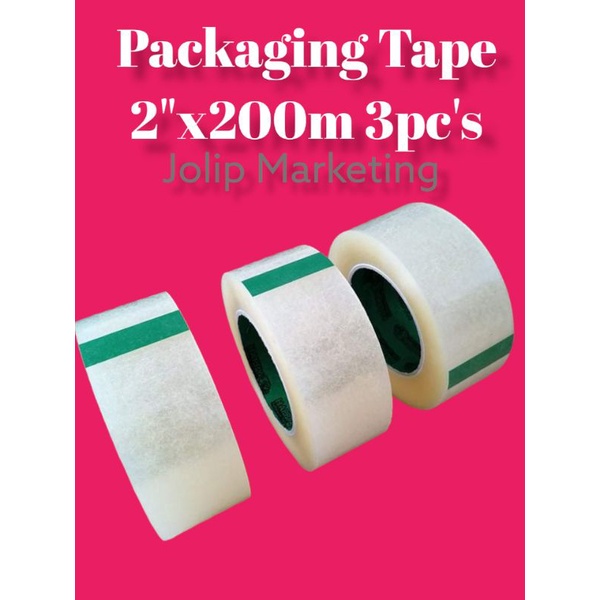 Packaging Tape 2" x 200 (SOLD PER 3PCS) Shopee Philippines