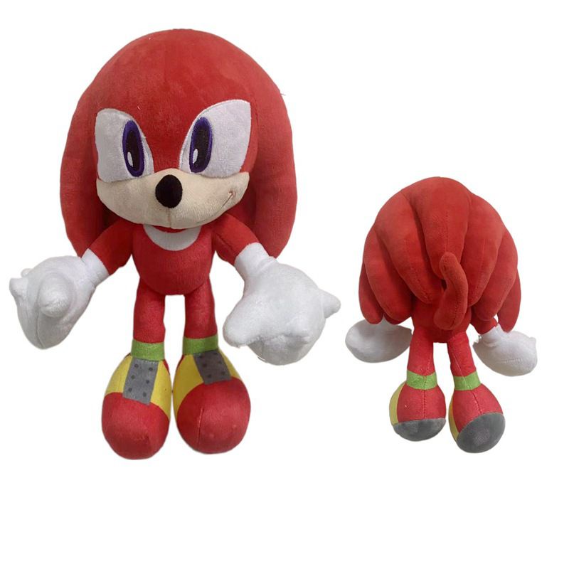 30cm Sonic Tails Plush Shadow the Hedgehog Knuckles Toy Super Sonic ...
