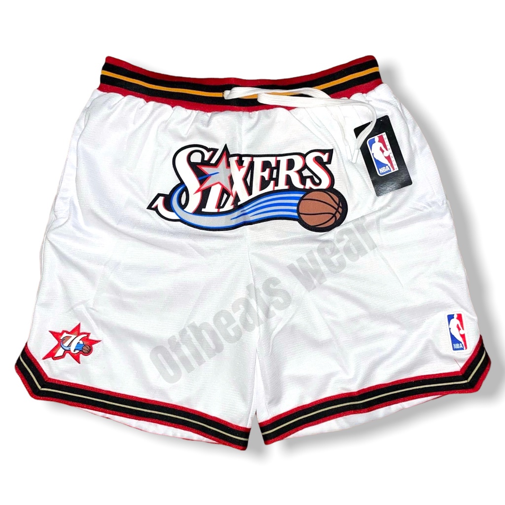 Vintage 76ers shorts sales