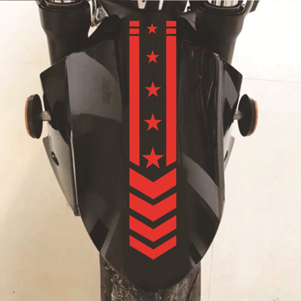 Motorcycle Waterproof Reflective Fender Sticker Shopee Philippines