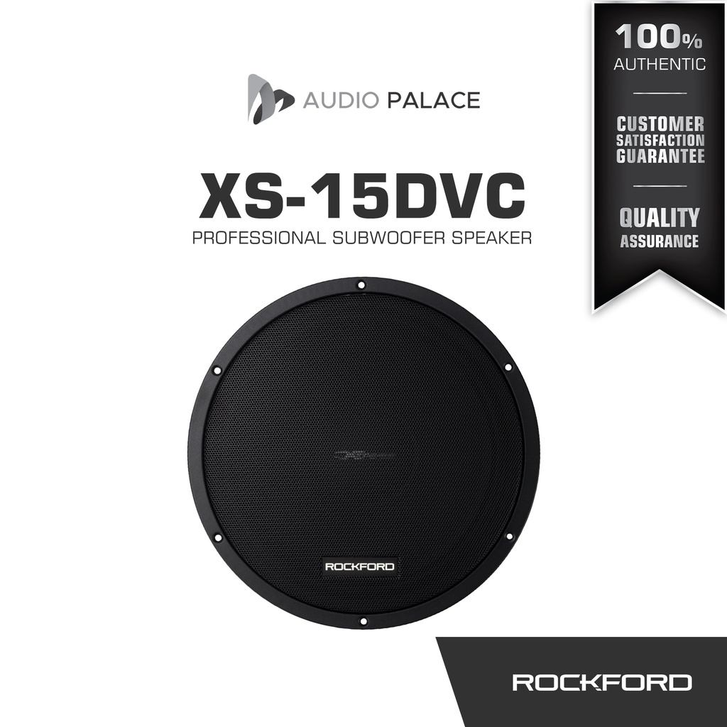 ROCKFORD Professional Subwoofer Speaker XS-15DVC [15 inches] [450 watts]