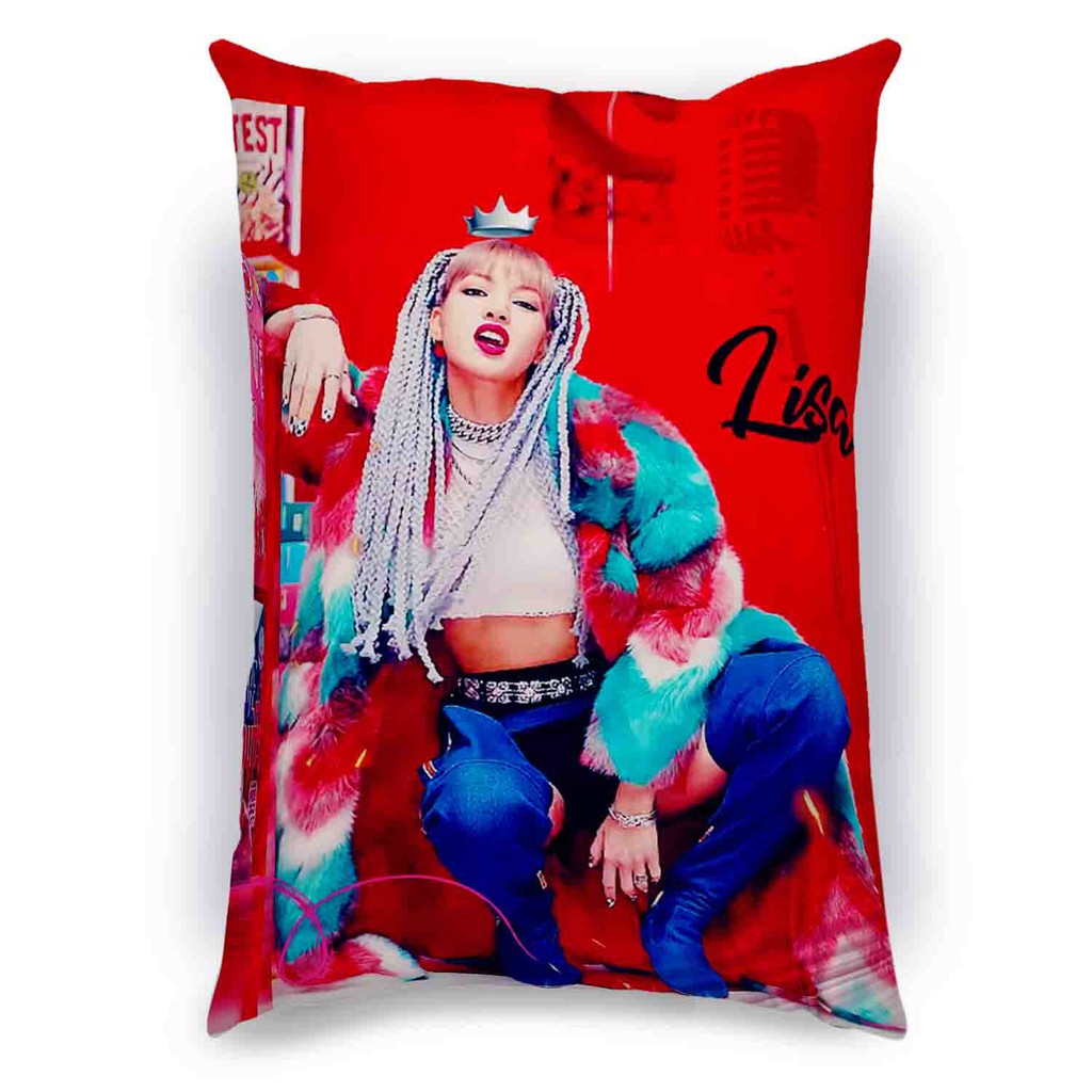 LIVEPILLOW Blackpink Lisa merchandise kpop merch pillow big size 13x18 ...