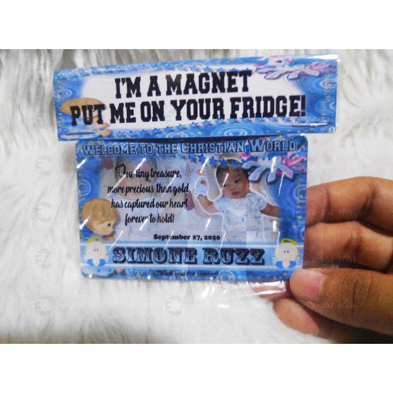 Personalized/Customized Ref Magnet for Party Souvenirs | Shopee Philippines