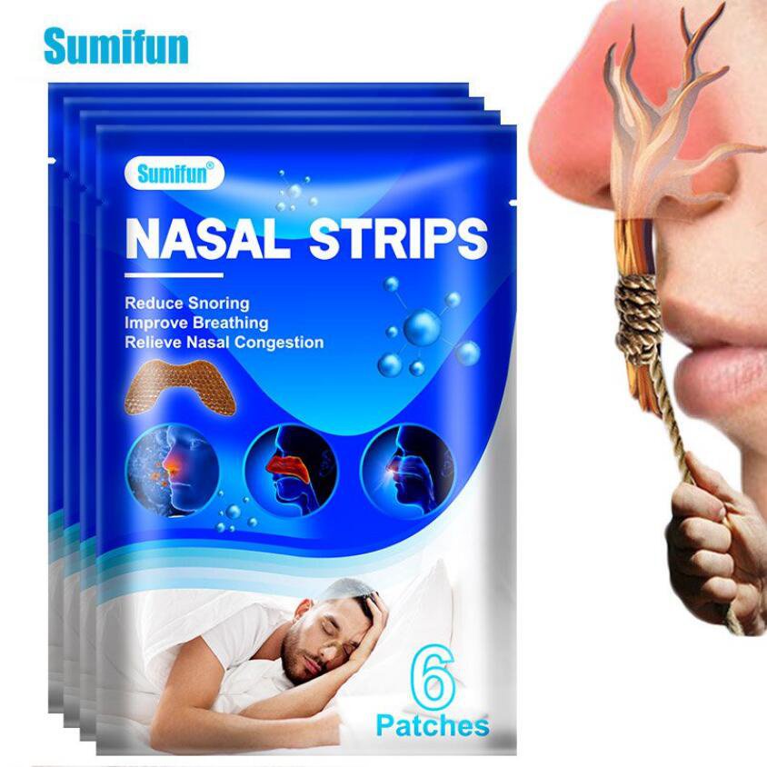 Sumifun Herbal Nasal Strips Relieve Nasal Congestion Rhinitis Sinusitis