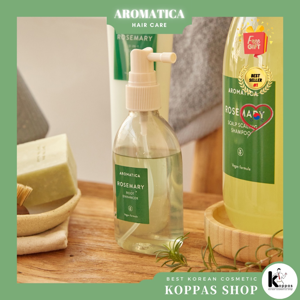 Ready to ship! [Aromatica] Rosemary Root Enhancer 100ml (Vegan Friendly