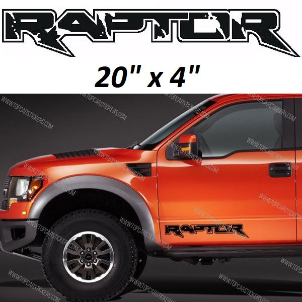 1PC FORD RAPTOR SVT Truck Off Road 4x4 Side Bed Lettering Decals