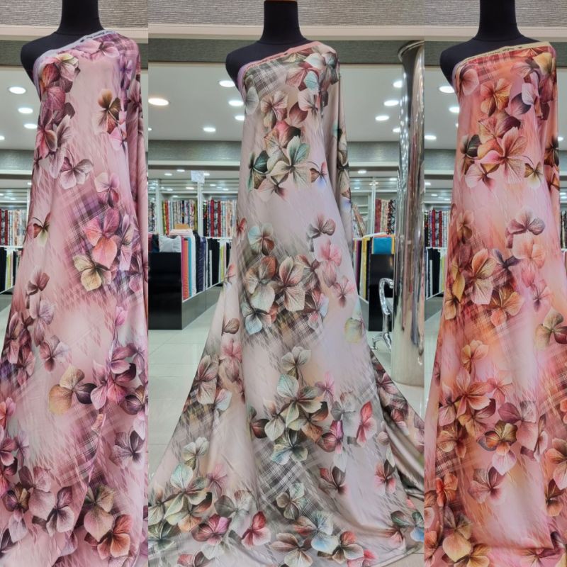 Original Italian Silk Motif Silk Fabric Shopee Philippines