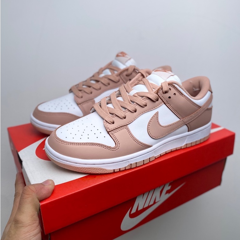 Nike SB Dunk Low Rose Whisper Sneakers Shoes For Women Mens Shoes Sale ...