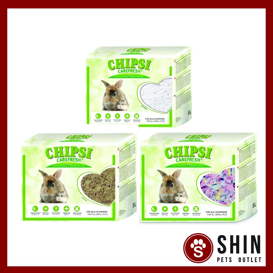 Chipsi Carefresh 5L / Pet Bedding / Litter for Rabbits / Guinea Pigs