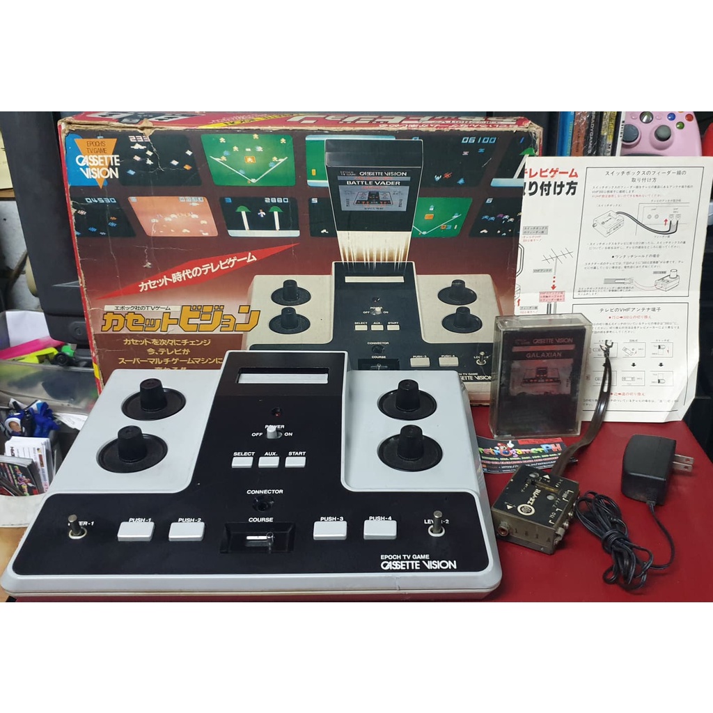 EPOCH SUPER CASSETTE VISION Console JAPON Système de jeux vidéo et manette g36 EUR 242,11 - FR