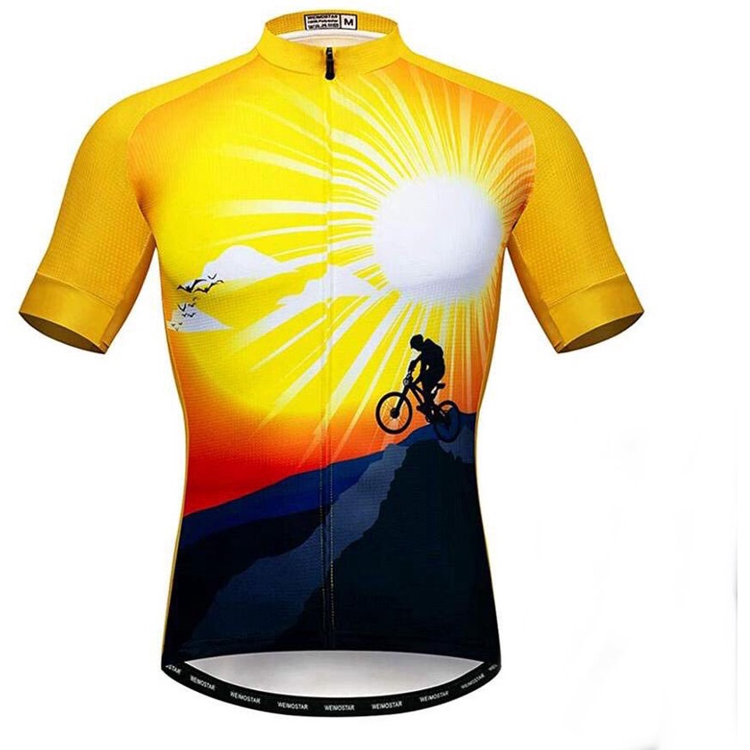 mtb cycling jersey bicycle riding racing shirts biker tshirt | Shopee ...