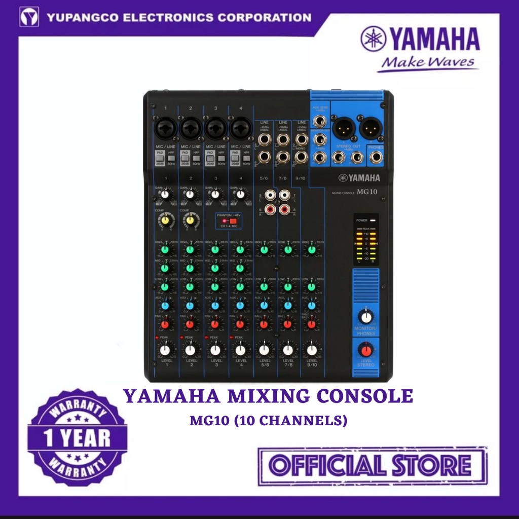 MG10 Yamaha Mixing Console Shopee Philippines