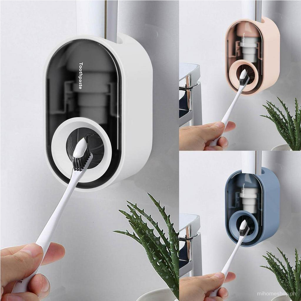 PS Automatic Toothpaste Squeezer Wall Mounted Toothpaste Dispenser ...