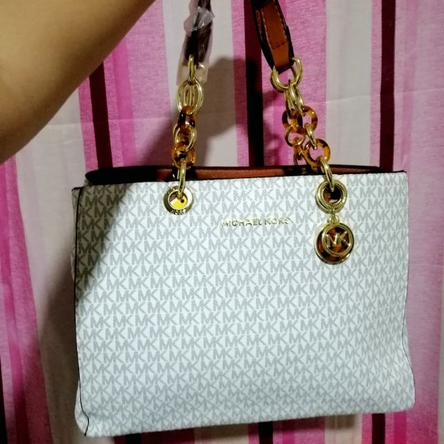 Mk discount purses white