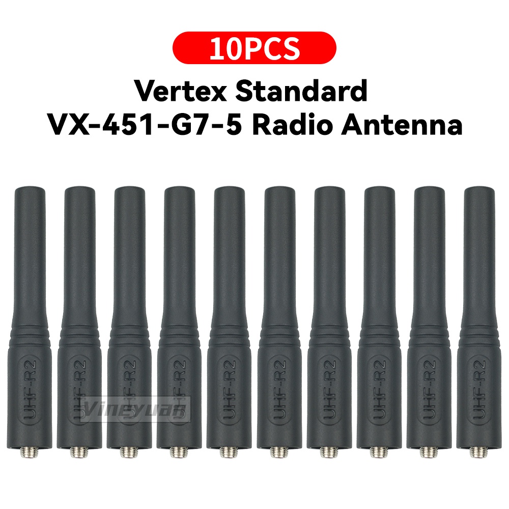 10X 3.54Inch Vertex Standard VX 451 G7 5 Two Way Radio w/UHF R2 Antenna ...