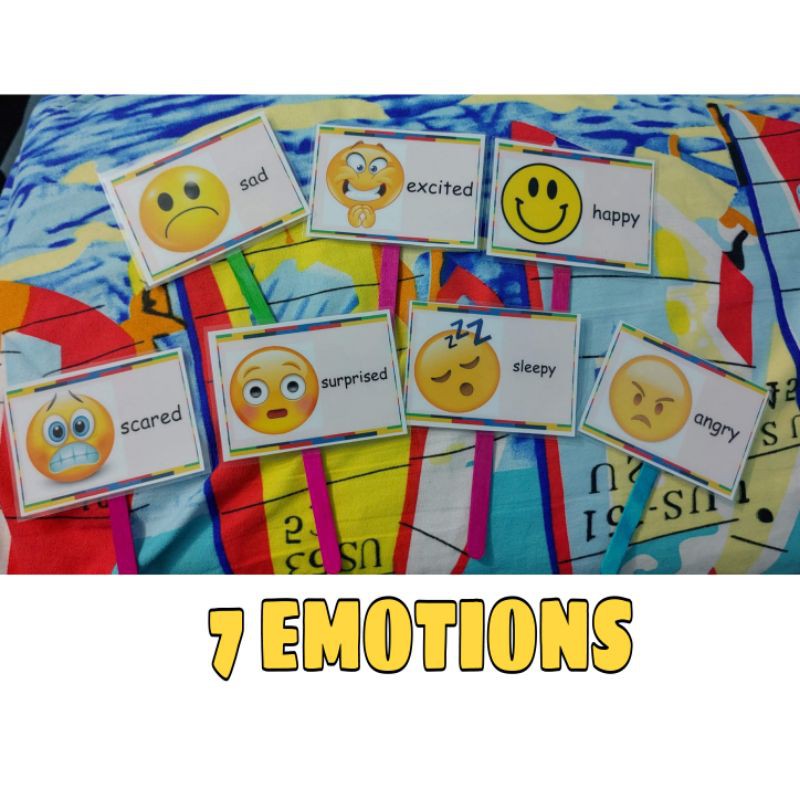 7 EMOTIONS ON POPSICLE STICK Shopee Philippines
