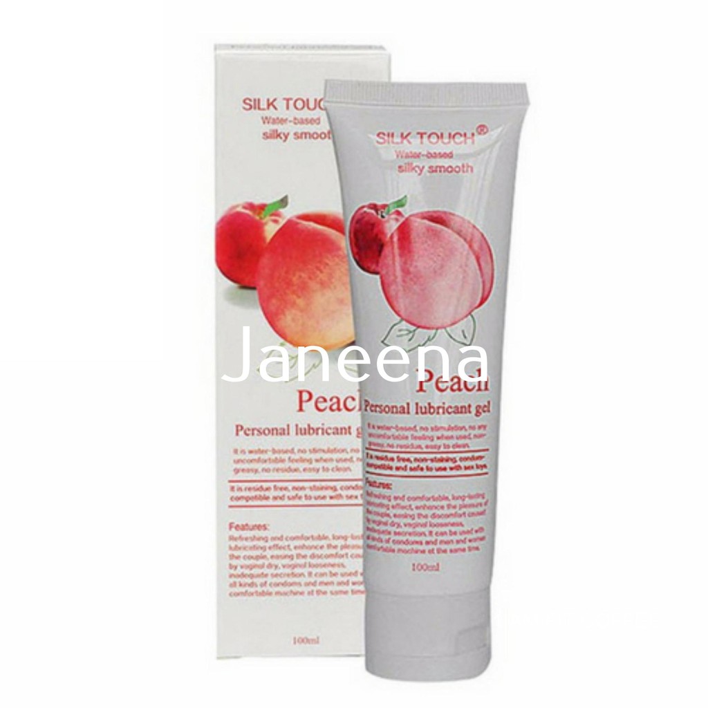 Silk Touch Pleasure Lube 100 ml Peach | Shopee Philippines