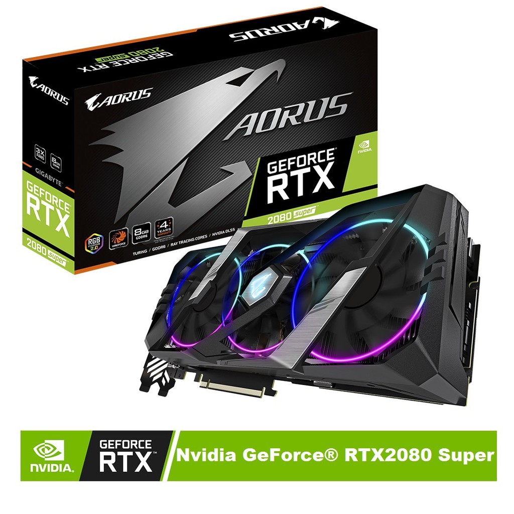 Gigabyte Aorus NVIDIA Geforce RTX2080 SUPER 8gb GDDR6 256Bit Graphics Card Shopee Philippines