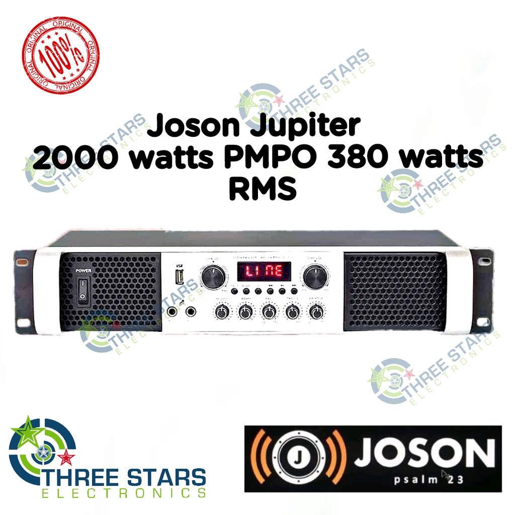 Joson Jupiter Digital Karaoke Professional Amplifier USB/Bluetooth
