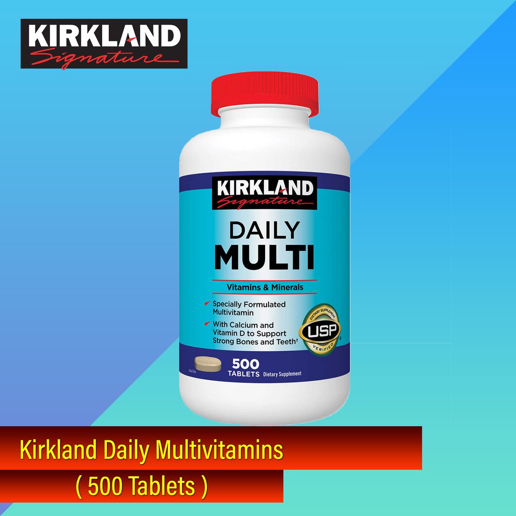 Kirkland Multivitamins ( 500 tablets ) Shopee Philippines