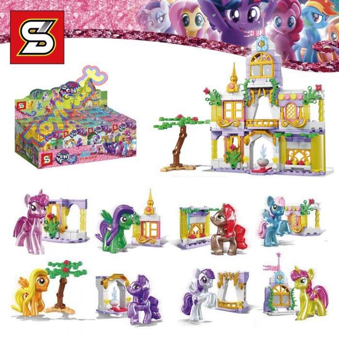 My little best sale pony lego set