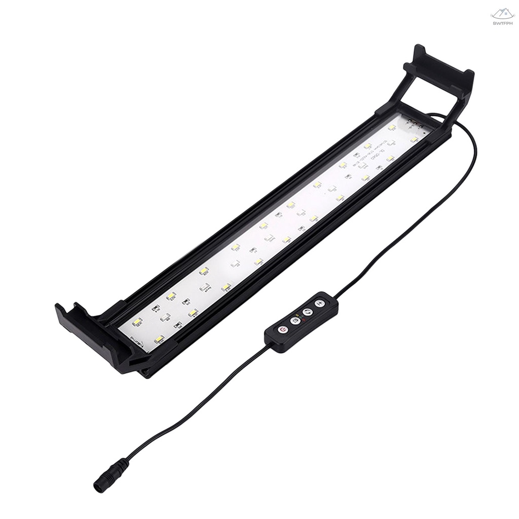 [titi] 8 Inch Aquarium Light With Timer Submersible Fish Tank Light 