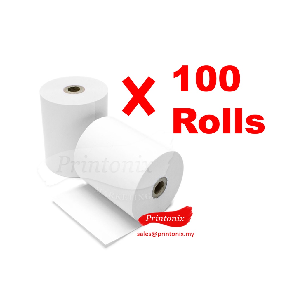 Thermal Paper Roll 76mm x 60mm x 12mm Adding Roll / Cash Register Roll ...