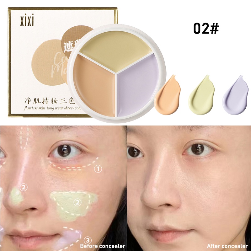 XIXI Concealer Palettes Natural Professional Facial Full Cover Acne Marks Dark Circles Contour