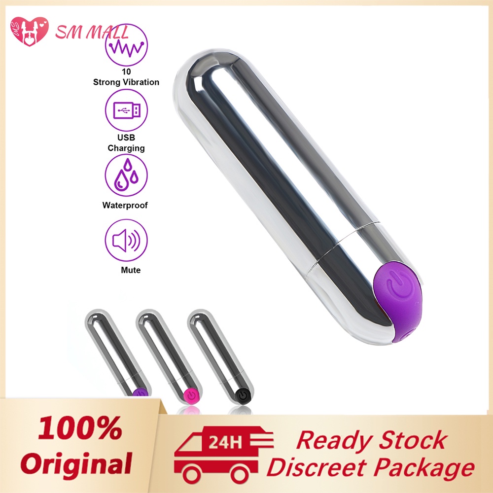 10 Speeds Mini Bullet Dildo Vibrators Massager Usb Charging For Female Adult Sex Toys For Women 3859