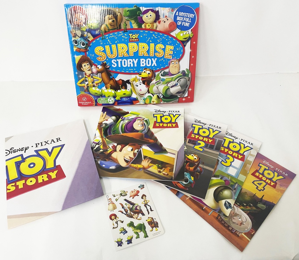 Disney Toy Story Surprise Story Book Set With 4 Books Stickers & Poster ...