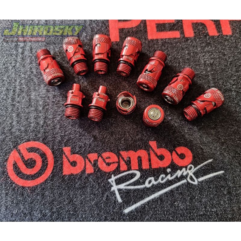 1x Neo Titanium Bleed Nipple Screw M10 X 1.0 For Porsche Brembo - Foto 8