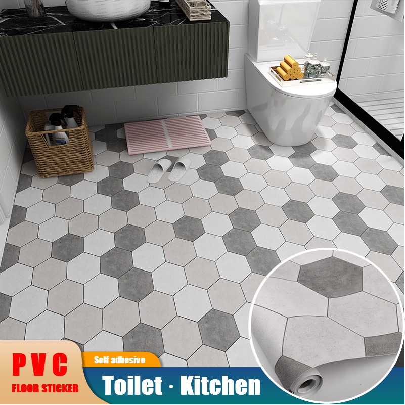 Bathroom Floor Sticker Nonslip Waterproof Self adhesive Floor