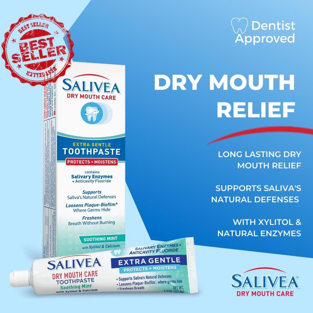 Salivea Toothpast Dry Mouth Dry Mouth Shopee Philippines