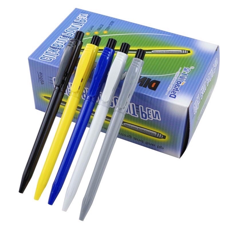 click ballpen 202 box=48pcs smooth writing 0.7mm point assorted color ...