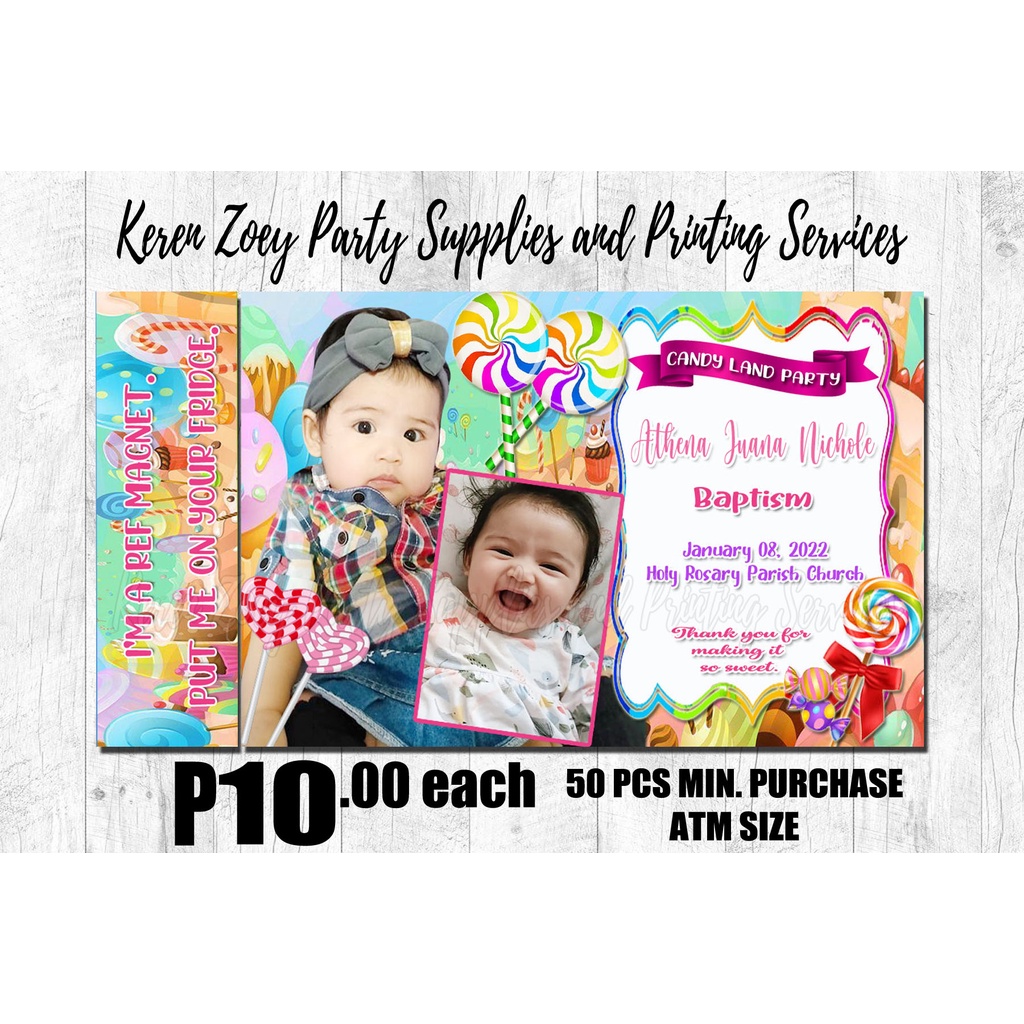 Candyland Themed Ref Magnet Souvenir Shopee Philippines