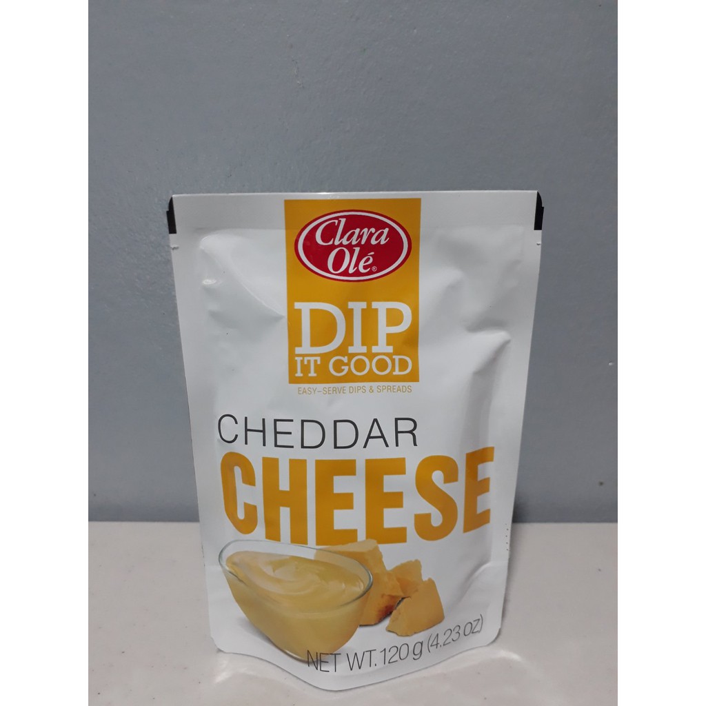 Clara Ole Dip It Good Cheddar Cheese 120g | Shopee Philippines