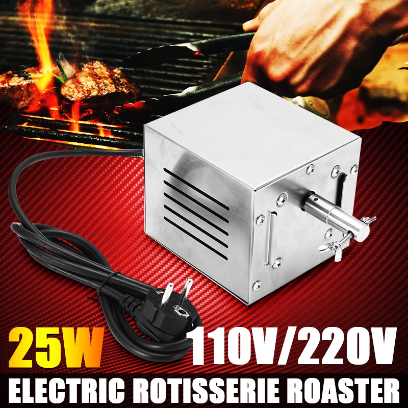 120KG Stainless Steel BBQ Motor BBQ Grill Electric Rotisserie Roaster