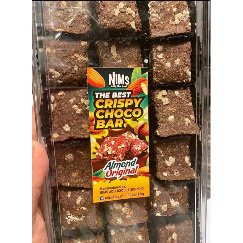 NIMS CRISPY CHOCOBAR (ALMOND CRUNCHY) | Shopee Philippines