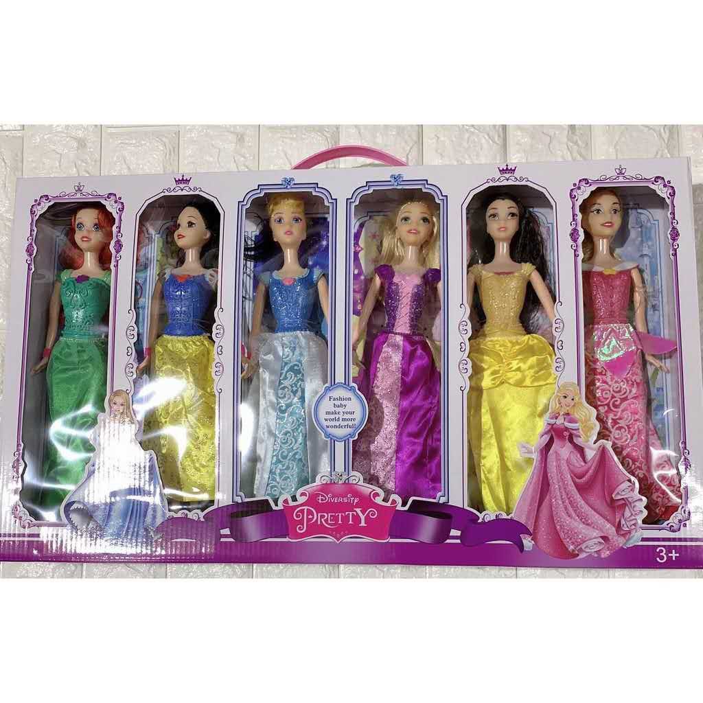 P Y shop 6in1 disney princess doll set COD Shopee Philippines