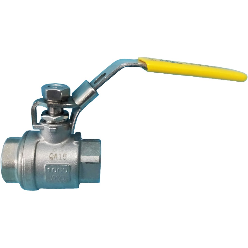 SS BALL VALVE 2" X 2PC DESIGN X 1000WOG THREADED SCREW TYPE BALLVALVE