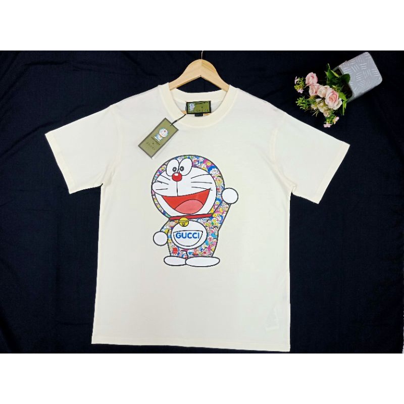 Gucci Oversize Doraemon Printed T-Shirt/Fashion T-shirt | Shopee Philippines