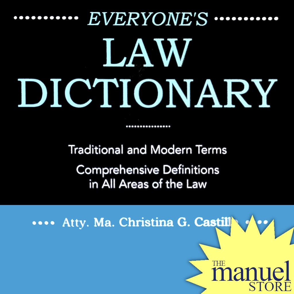 Castillo (2022) Everyone's Law Dictionary Legal Definitions Terms ...