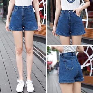 High Waist Short Denim Maong Short for women White shorts PLUS SIZE